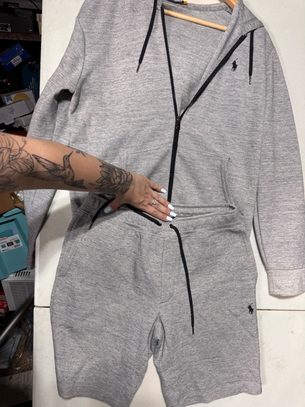 Ralph Lauren Gr Polo Ralph Lauren Double Knit Tech Fleece Short tracksuit